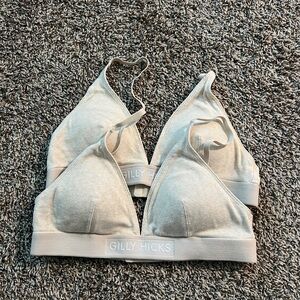 Gilly Hicks Soft Cream Bralette Duo